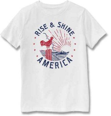 Farm Fed Clothing Boys' Short-Sleeve Rise Shine T-Shirt