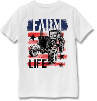 Farm Fed Clothing Boys' Short-Sleeve Farm Life T-Shirt