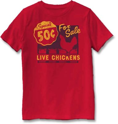 Goodie Two Sleeves Boys' Short-Sleeve Live Chickens T-Shirt