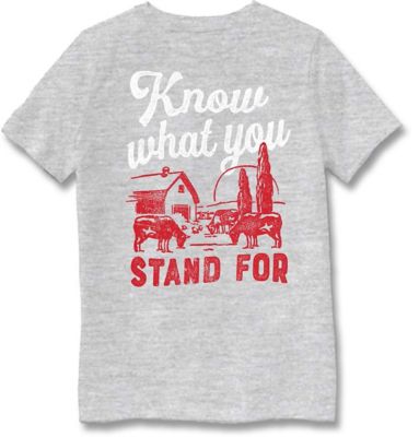 Farm Fed Clothing Boys' Short-Sleeve Stand For T-Shirt