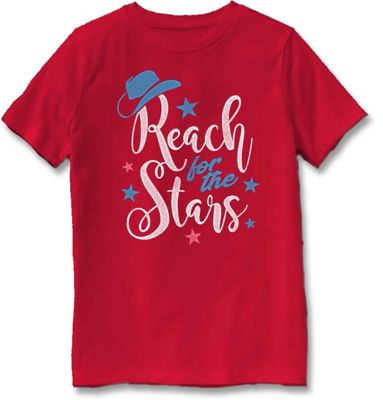 Farm Fed Clothing Girls' Short-Sleeve Reach for the Stars T-Shirt