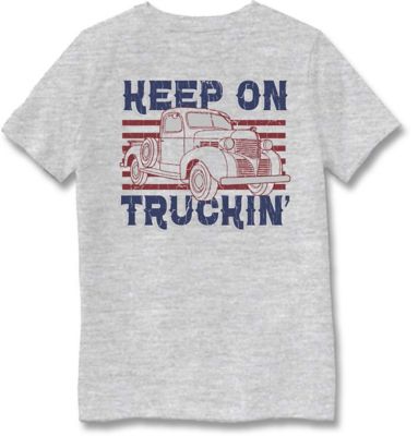 Image showing 0 th Goodie Two Sleeves Boys' Short-Sleeve Keep On Truckin T-Shirt