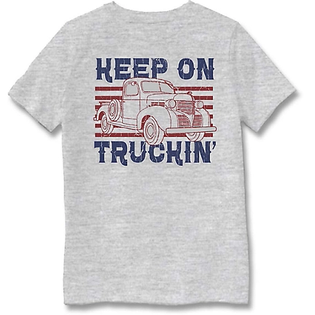 Farm Fed Clothing Boys' Short-Sleeve Keep On Truckin T-Shirt