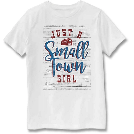 Farm Fed Clothing Girls' Short-Sleeve Just a Small Town T-Shirt