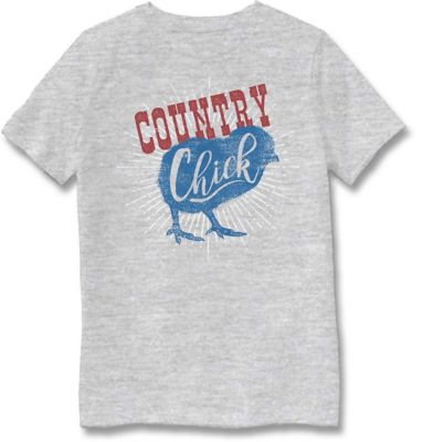 Farm Fed Clothing Girls' Short-Sleeve Country Chick T-Shirt