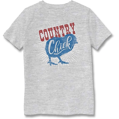 Farm Fed Clothing Girls' Short-Sleeve Country Chick T-Shirt
