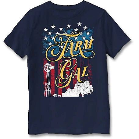 Farm Fed Clothing Girls' Short-Sleeve Farm Gal T-Shirt