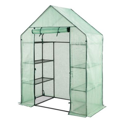 Barn Star 28.74 in. x 56.3 in. Dual-Sided Walk-In Greenhouse