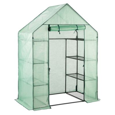 Image showing  28.74 x 56.3in. Dual-Sided Walk-In Greenhouse