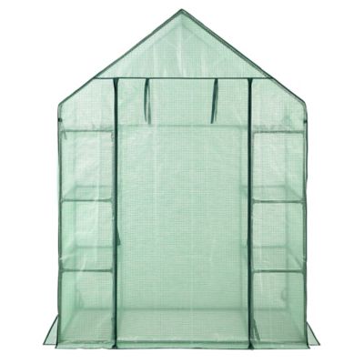 Image showing  28.74 x 56.3in. Dual-Sided Walk-In Greenhouse