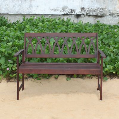 Image showing 5 th northbeam Crisscross Patio Garden Bench