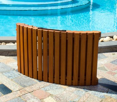 Image showing  Curved Folding Patio Chaise Lounger