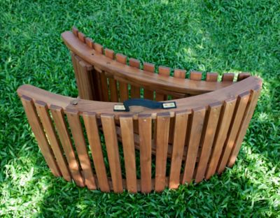 Image showing 5 th northbeam Curved Folding Patio Chaise Lounger