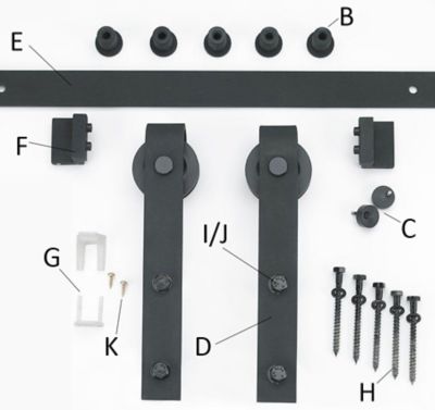 Image showing 6 th northbeam Farm Style Sliding Door
