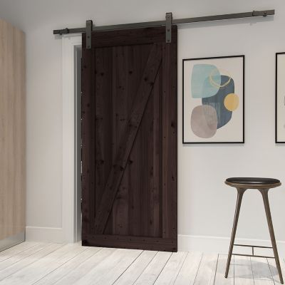 Image showing  36 in. x 84 in. Farm Style Sliding Door Kit