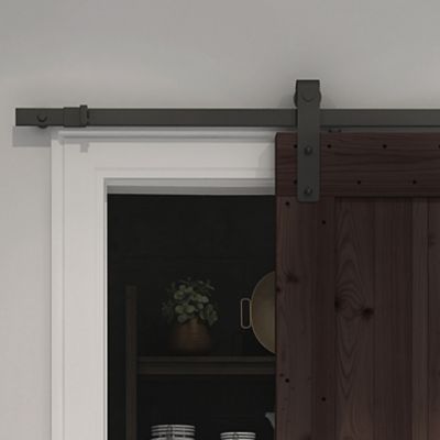 Image showing 5 th northbeam 36 in. x 84 in. Farm Style Sliding Door Kit