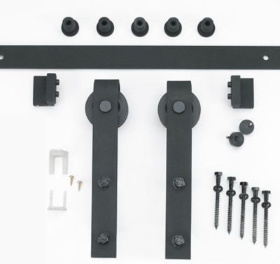 Image showing 7 th northbeam 36 in. x 84 in. Farm Style Sliding Door Kit