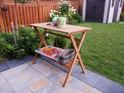 Image showing  25.39 in. x 46.97 in. x 37.2 in. Simple Potting Bench