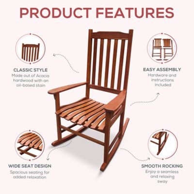 Image showing  Traditional Patio Rocking Chair
