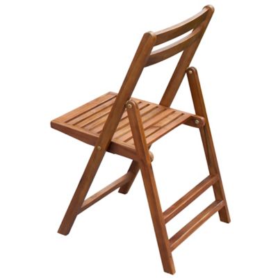 Image showing 5 th northbeam 4 pc. Acacia Folding Dining Chair Set