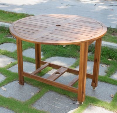 Image showing 1 th northbeam Acacia Folding Dining Table