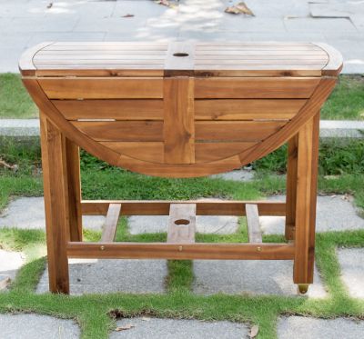 Image showing 2 th northbeam Acacia Folding Dining Table
