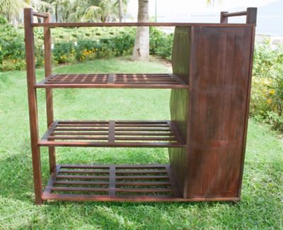 Image showing  4-Tier Outdoor Shoe Rack Cubby