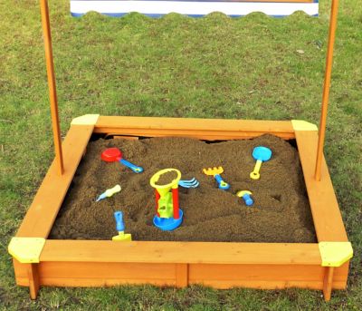 Image showing 5 th turtleplay Sandbox with Canopy
