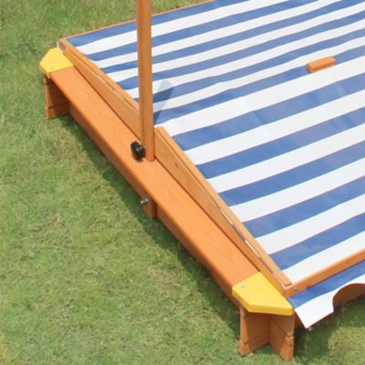 Image showing 8 th turtleplay Sandbox with Canopy