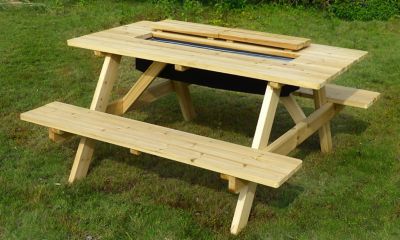 Image showing  Cooler Picnic Table Kit
