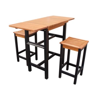 Northbeam Kitchen Island Table With 2 Stools Tbs0330213300 At Tractor Supply Co