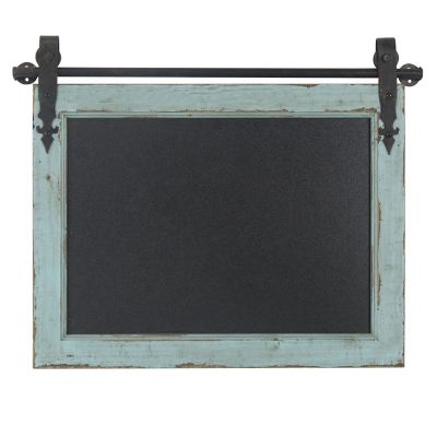 Crestview Collection Wooden Barn Door Chalk Board 22 X 1 X 17 5