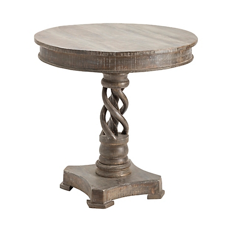 Crestview Collection Bengal Mango Wood Twist Accent Table