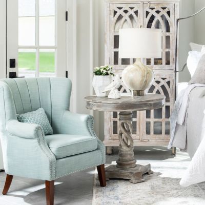 Image showing  Bengal Mango Wood Twist Accent Table