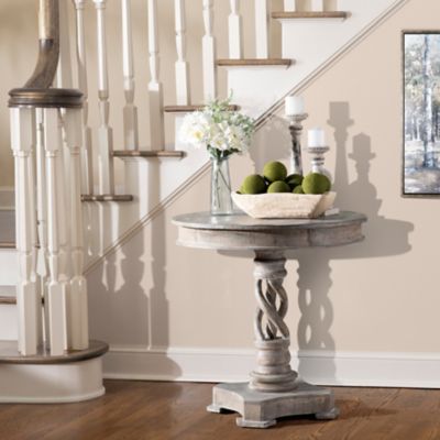 Image showing  Bengal Mango Wood Twist Accent Table