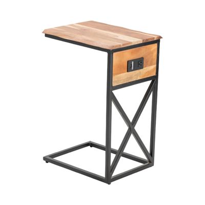 Image showing  Bengal Manor X-Base C Side Table with USB Power