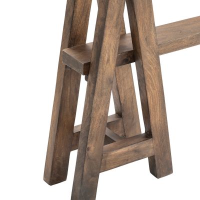 Image showing  Landau Mango Wood A-Frame Console Table