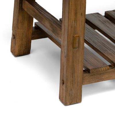 Image showing  Mesquite Faux Cowhide Bench, 54 in. x 18 in. x 18 in.