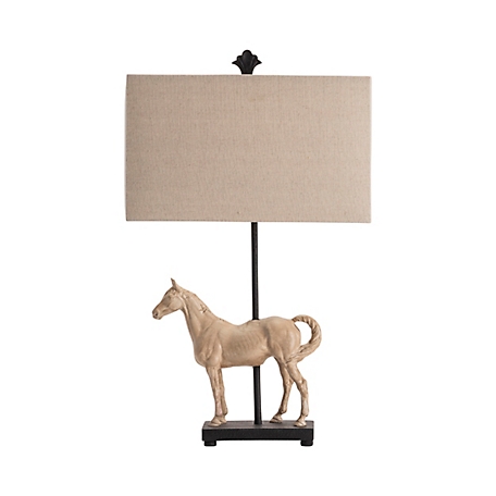 Crestview Collection 27 in. H Chase Horse Farmhouse Table Lamp