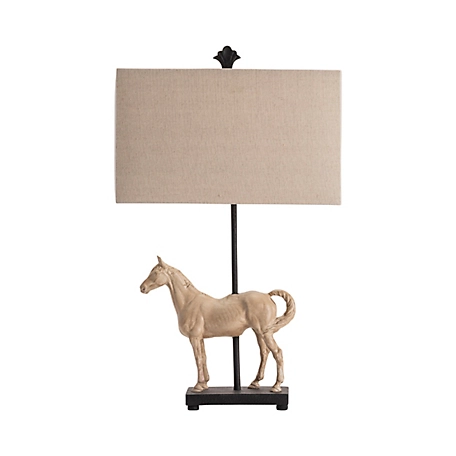 Crestview Collection 27 in. H Chase Horse Farmhouse Table Lamp