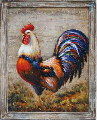 Crestview Collection Proud Framed Hand-Painted Canvas Wall Art, 35 in. x 45 in.