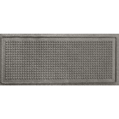 WaterHog Squares Indoor/Outdoor Boot Tray, Medium Gray, 15 in. x 36 in.