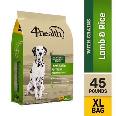 4health with Wholesome Grains Adult Lamb and Rice Formula Dry Dog Food