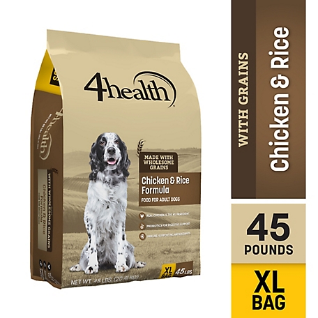 4health with Wholesome Grains Adult Chicken and Rice Formula Dry Dog Food