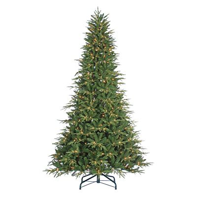 Sterling Tree Company 9 ft. Natural Cut Frasier Fir Christmas Tree with 1,000 Clear Lights