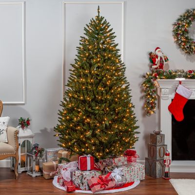 Image showing  7.5 ft. Pre-Lit New England Pine Artificial Christmas Tree