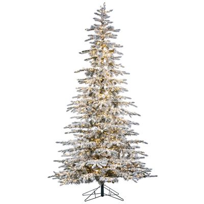 Sterling Tree Company 9 ft. Flocked Mountain Pine Artificial Christmas Tree