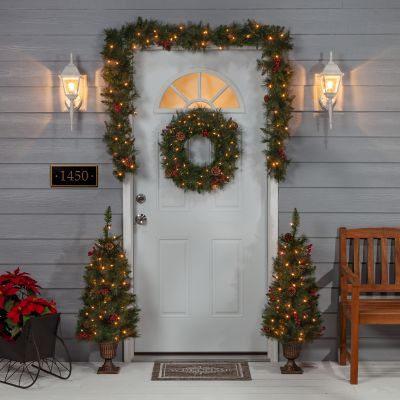 Image showing  4 pc. Jefferson Pine Seasonal Christmas Decor Set