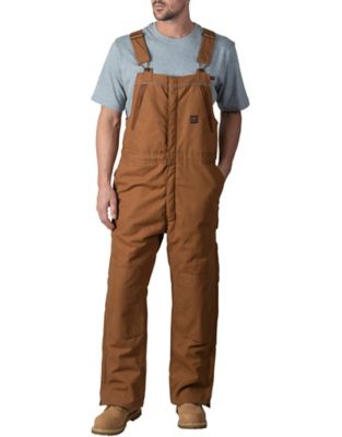 Walls Men's Frost DWR Duck Insulated Work Bib Overalls