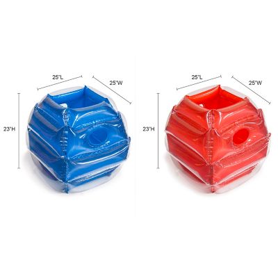 Image showing 3 th Banzai Bump N Bouncer Body Bumpers, 25 in. L x 25 in. W x 23 in. H, 2 pk.